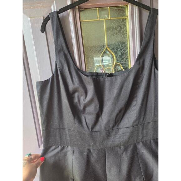 Lauren By  Ralph Lauren Midi Dress Black and White Plus Size 16 With Stretch! - Picture 2 of 6